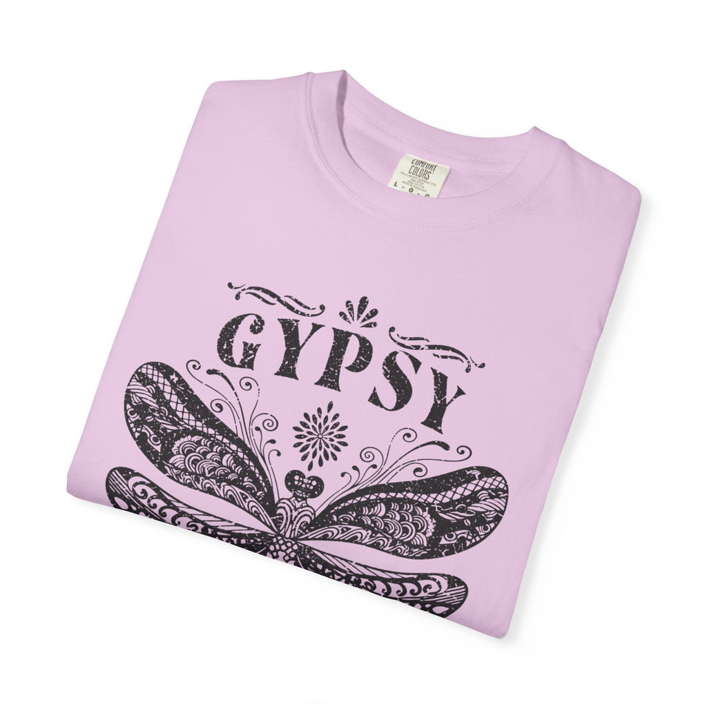 Gypsy Soul Dragonfly Garment-Dyed Cotton Graphic Tee