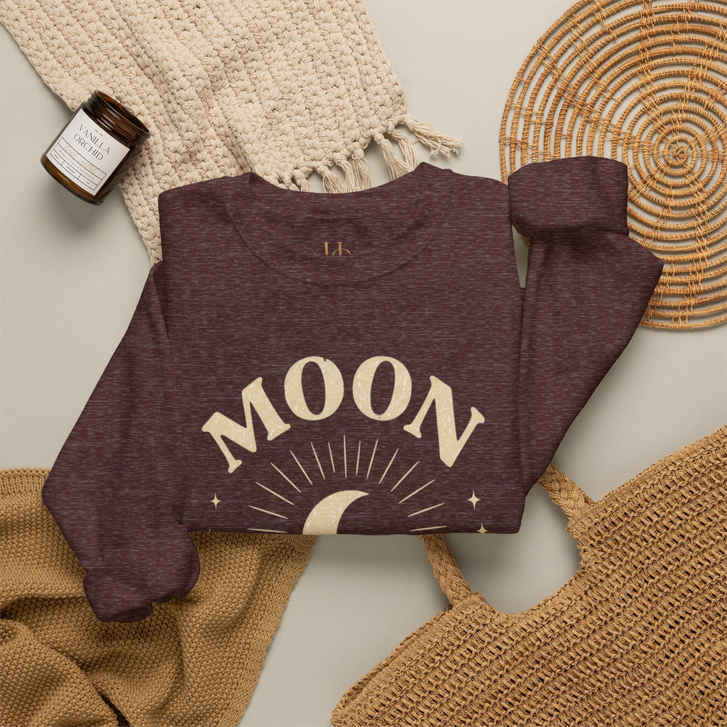 Moon Tribe Celestial Graphic Unisex Crewneck Sweatshirt