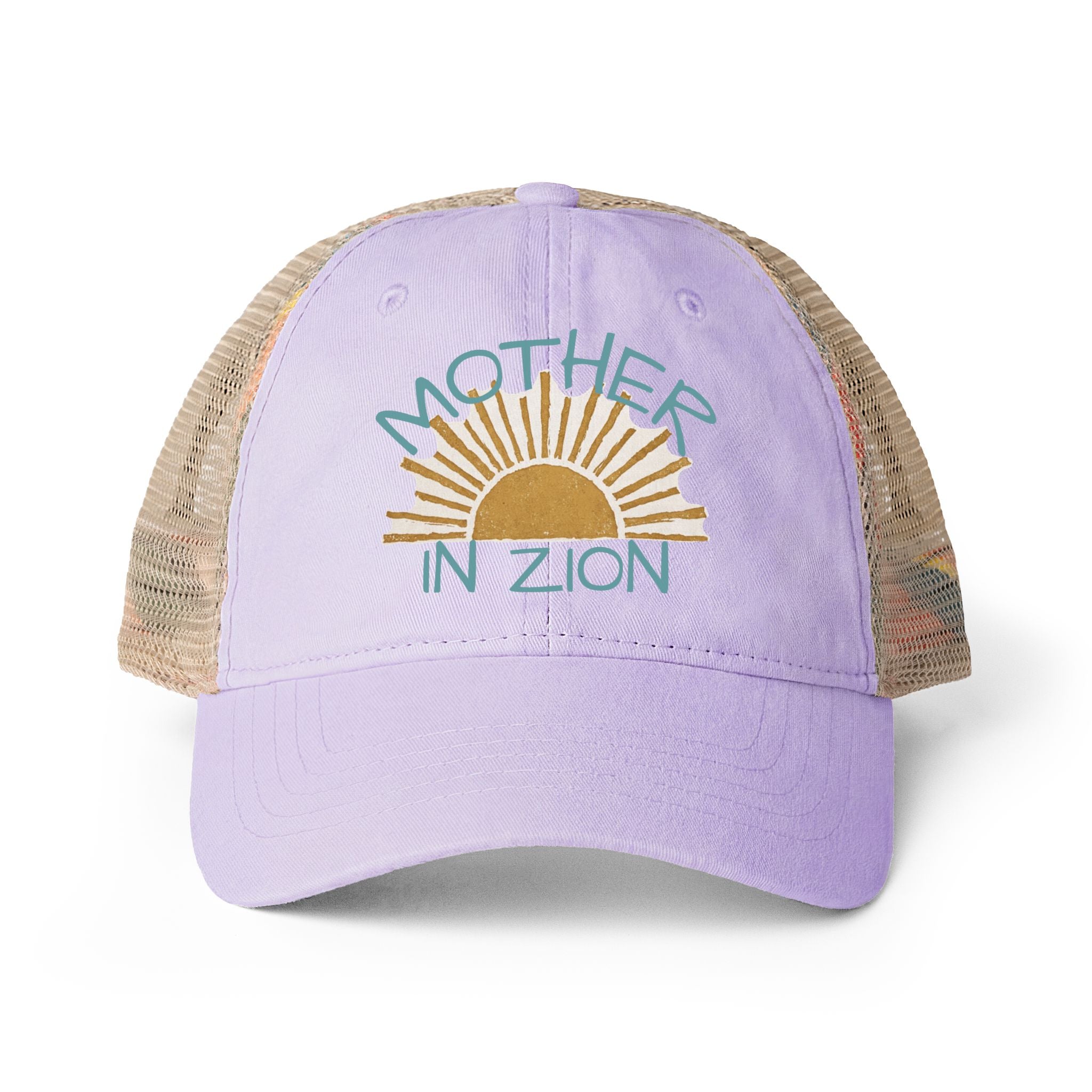 Mother in Zion Women's Washed Mesh-Back Cap
