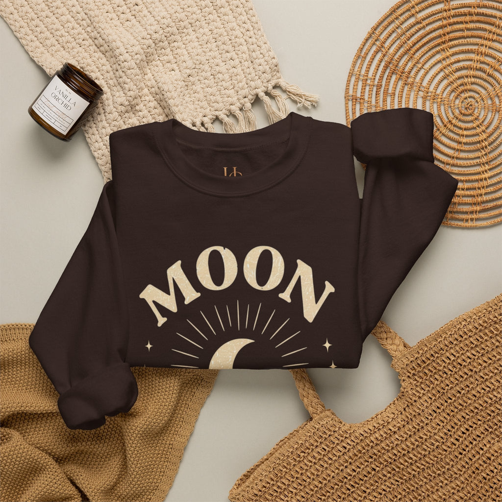 Moon Tribe Celestial Graphic Unisex Crewneck Sweatshirt