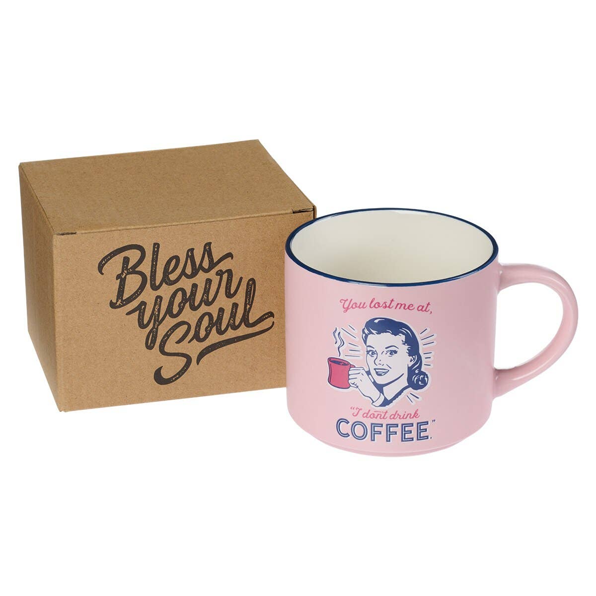 "You Lost Me at No Coffee" Ceramic Mug