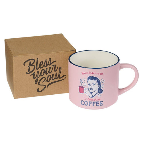"You Lost Me at No Coffee" Ceramic Mug