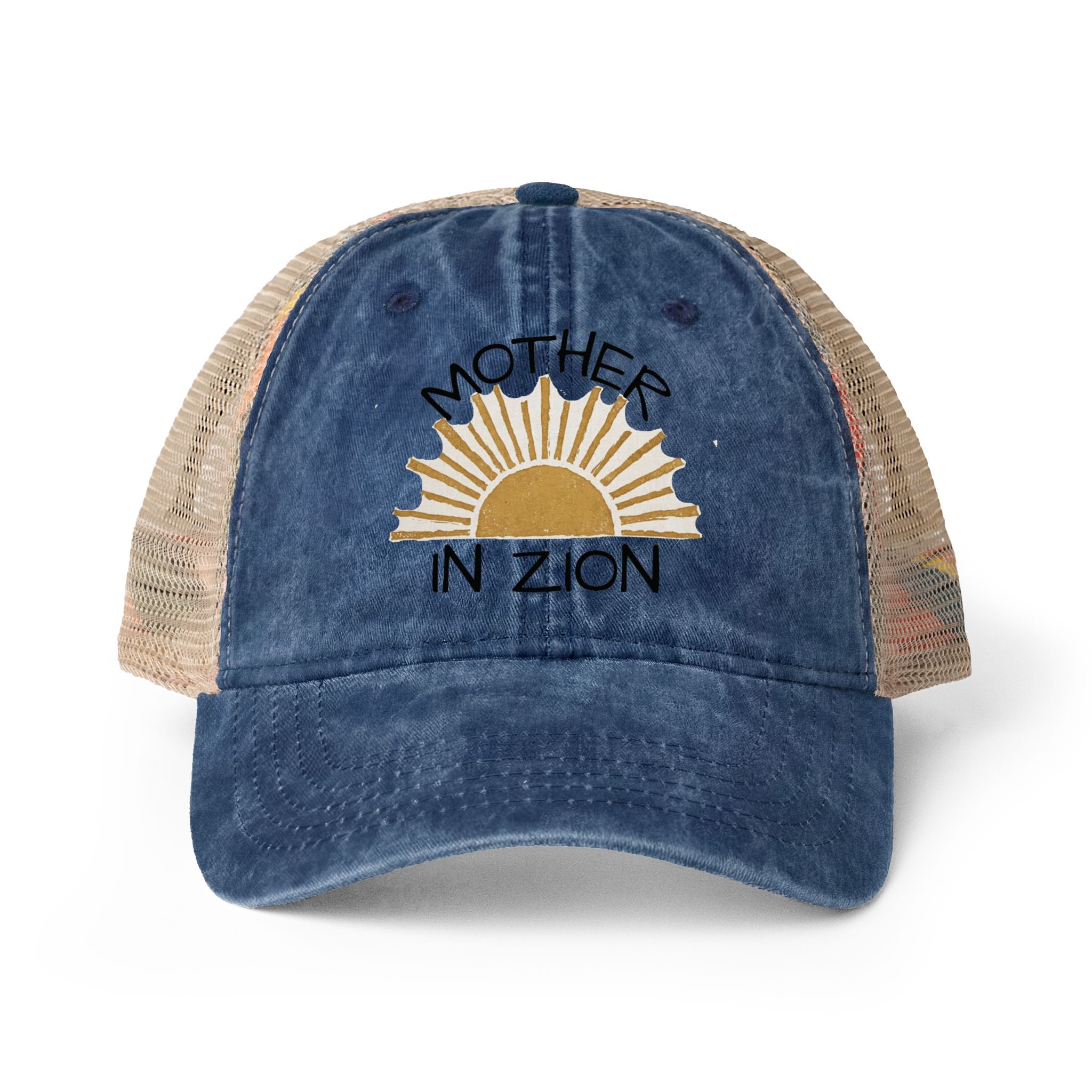 Mother in Zion Women's Washed Mesh-Back Cap