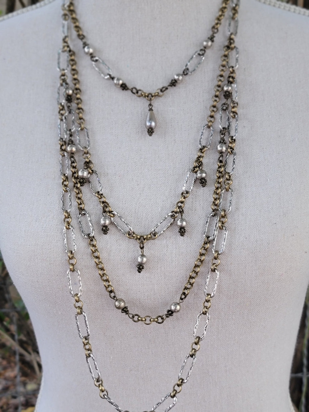 Multi Silver Necklace