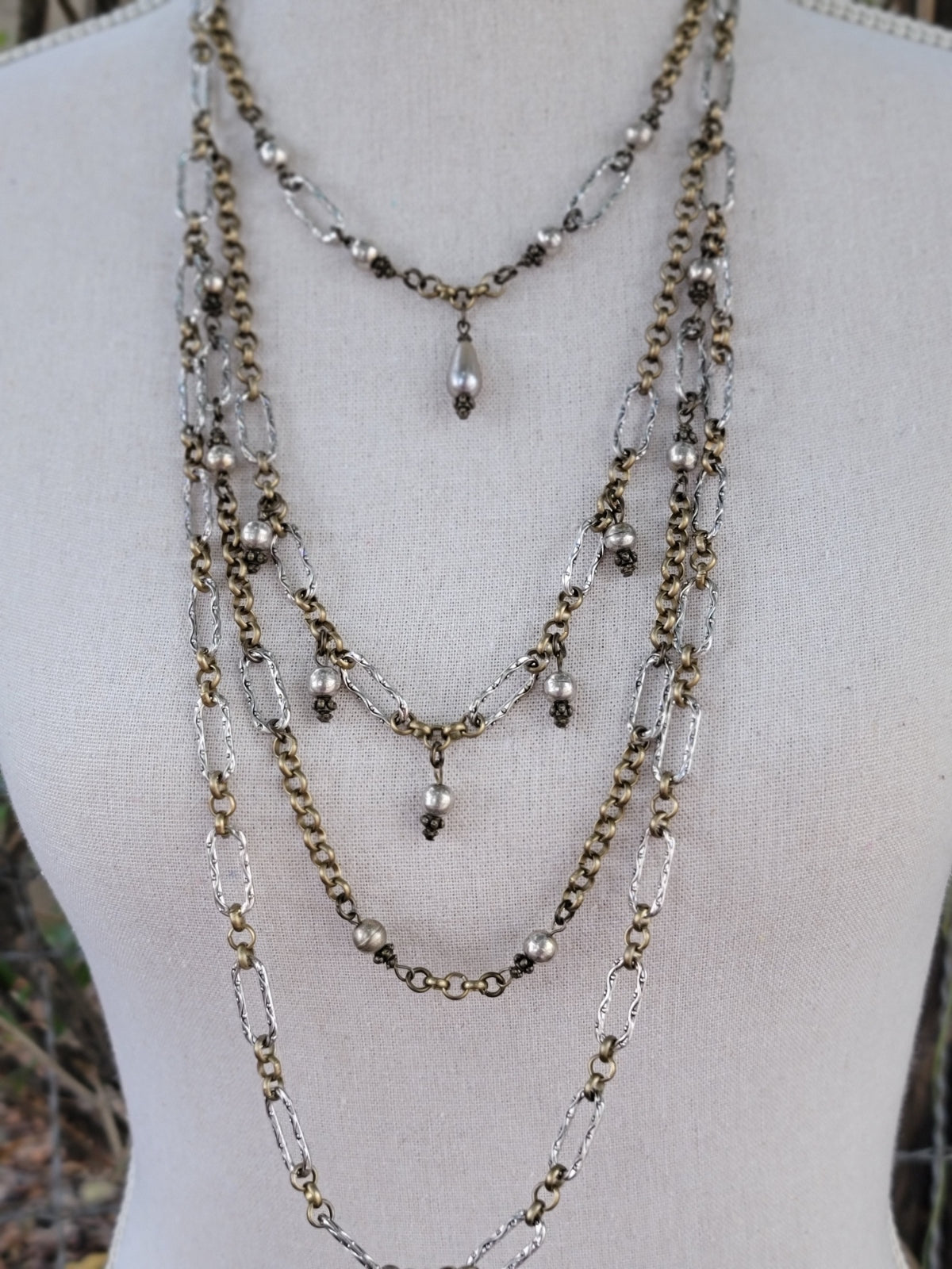 Multi Silver Necklace