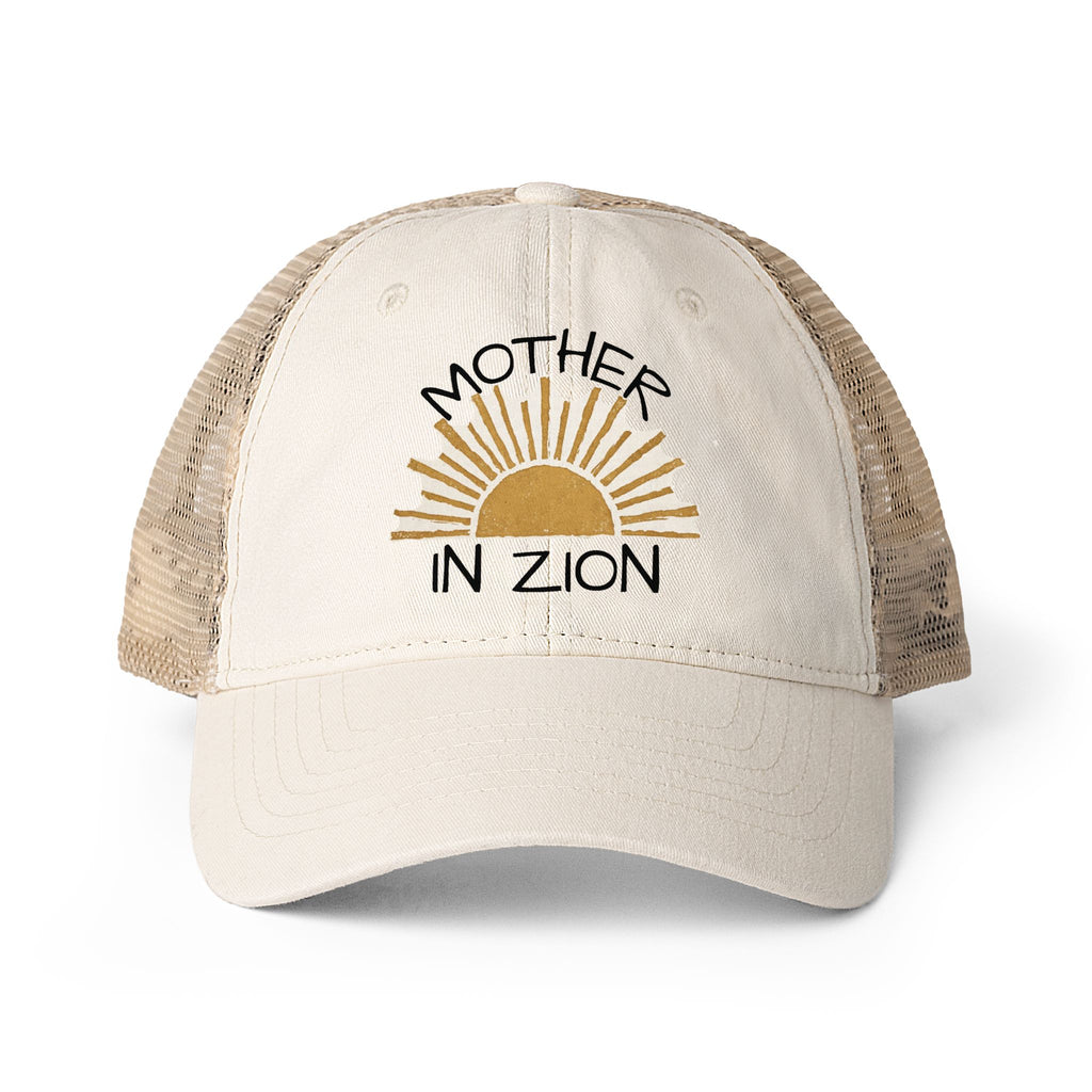 Mother in Zion Women's Washed Mesh-Back Cap
