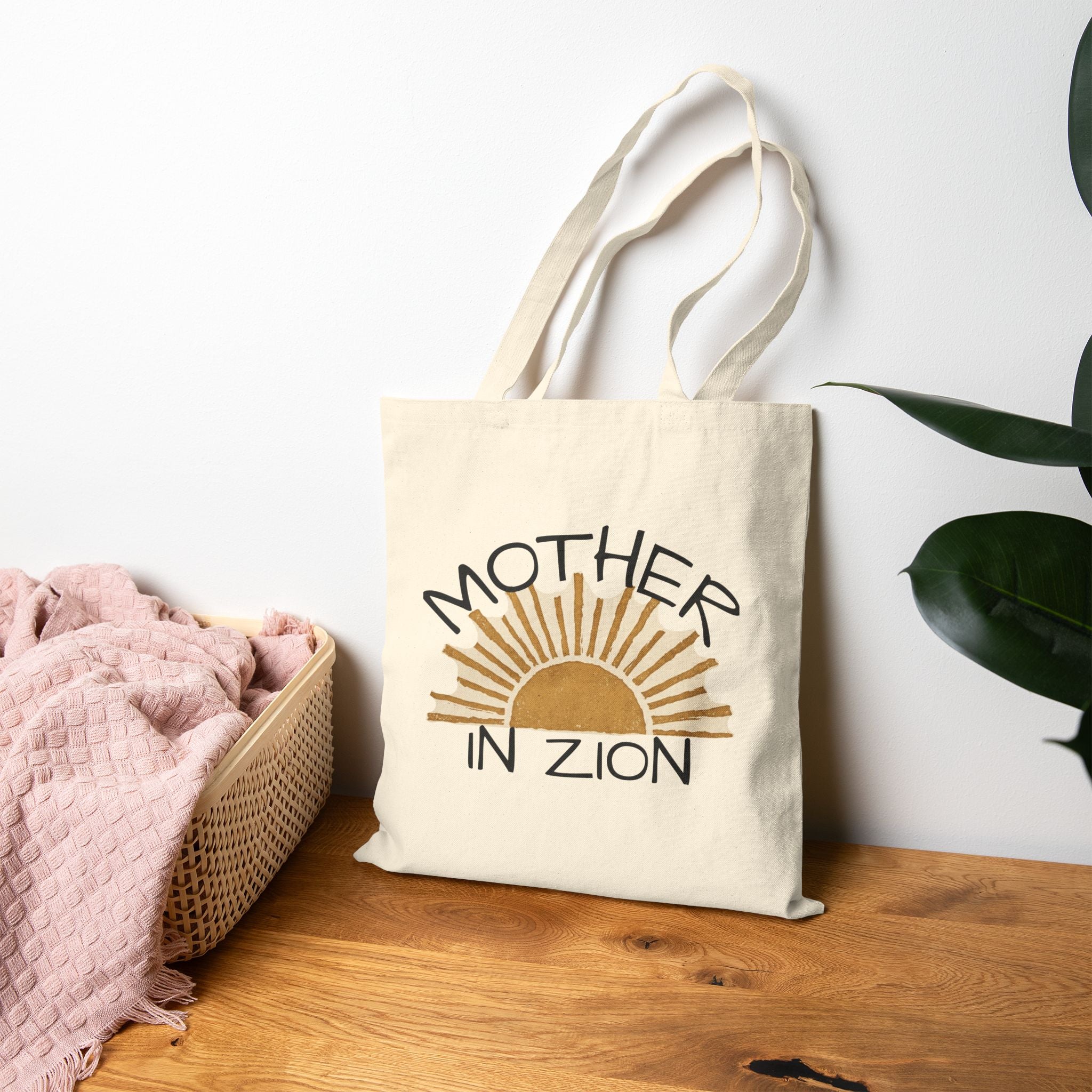 Mother in Zion Canvas Tote Bag