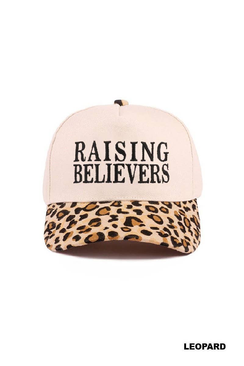 "Raising Believers" Two-Tone Cotton Cap