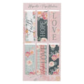 Faith, Hope & Love Vintage Floral Magnetic Bookmark Set — Set of 6