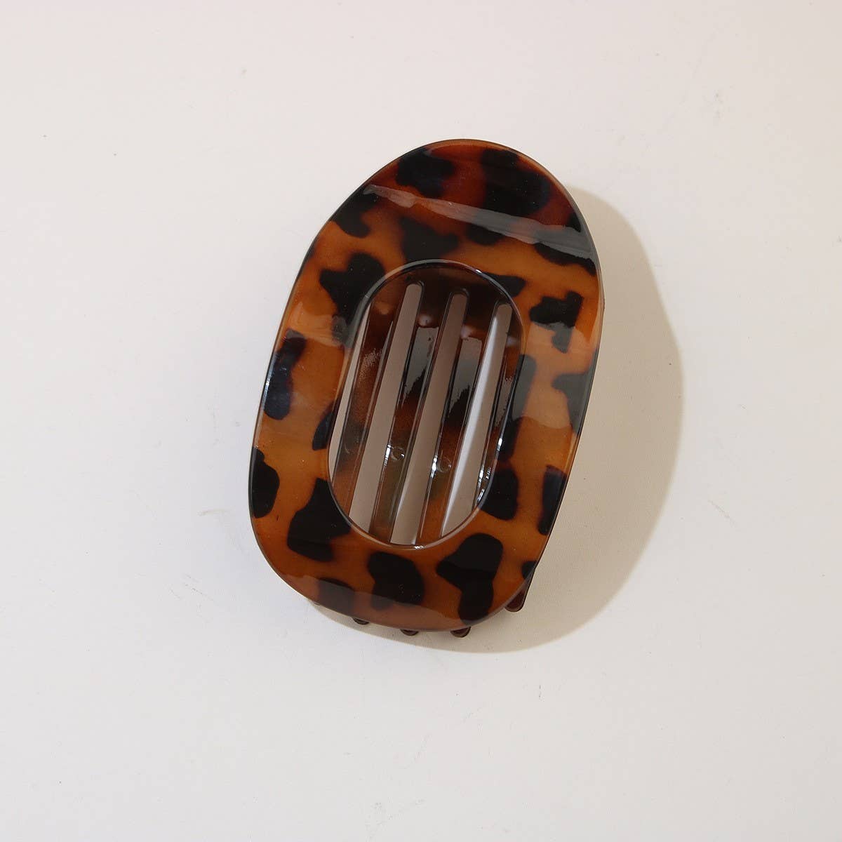 Oval Matte Hair Claw Clip — Strong Grip