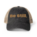 Be Still. Women's Washed Mesh-Back Cap