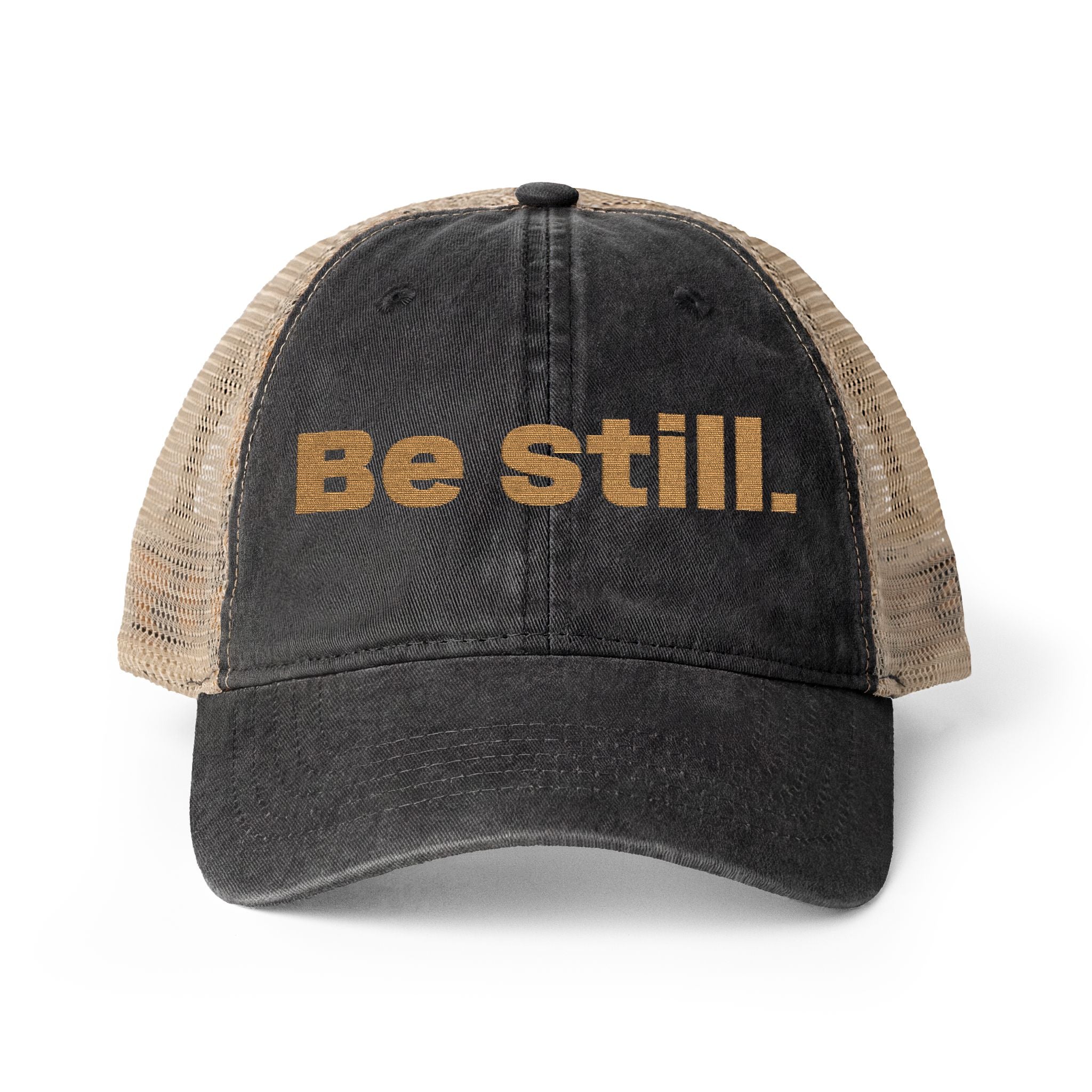 Be Still. Women's Washed Mesh-Back Cap