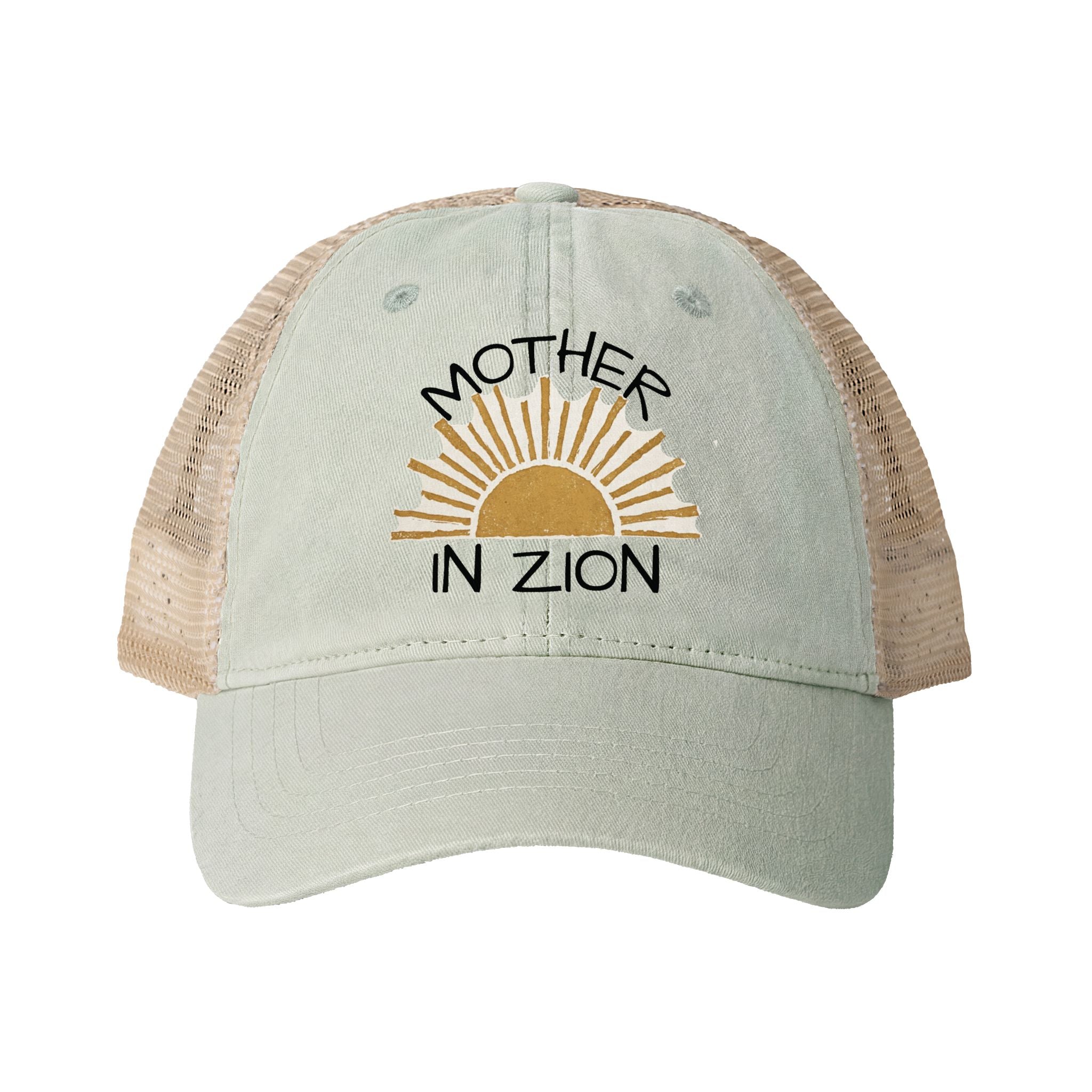 Mother in Zion Women's Washed Mesh-Back Cap
