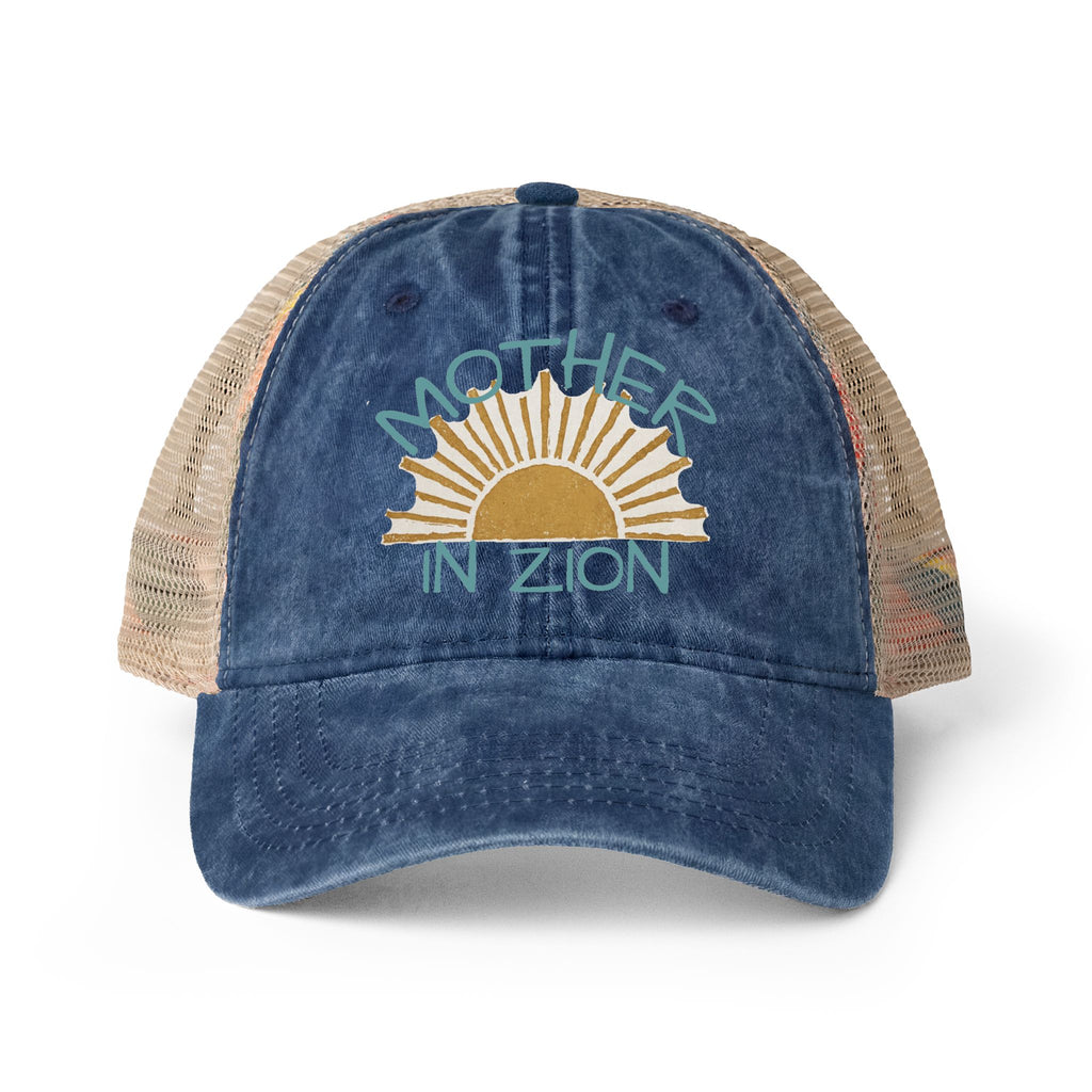Mother in Zion Women's Washed Mesh-Back Cap