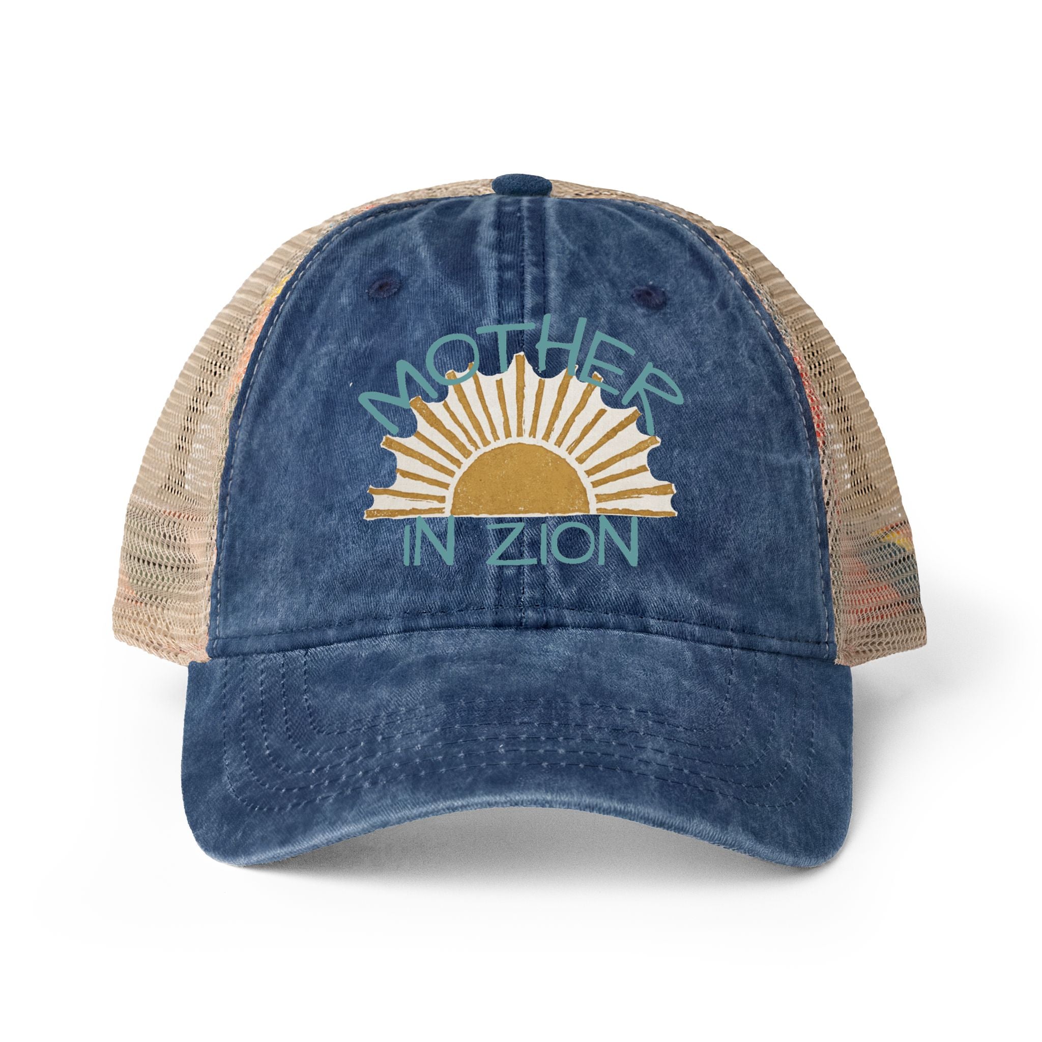 Mother in Zion Women's Washed Mesh-Back Cap