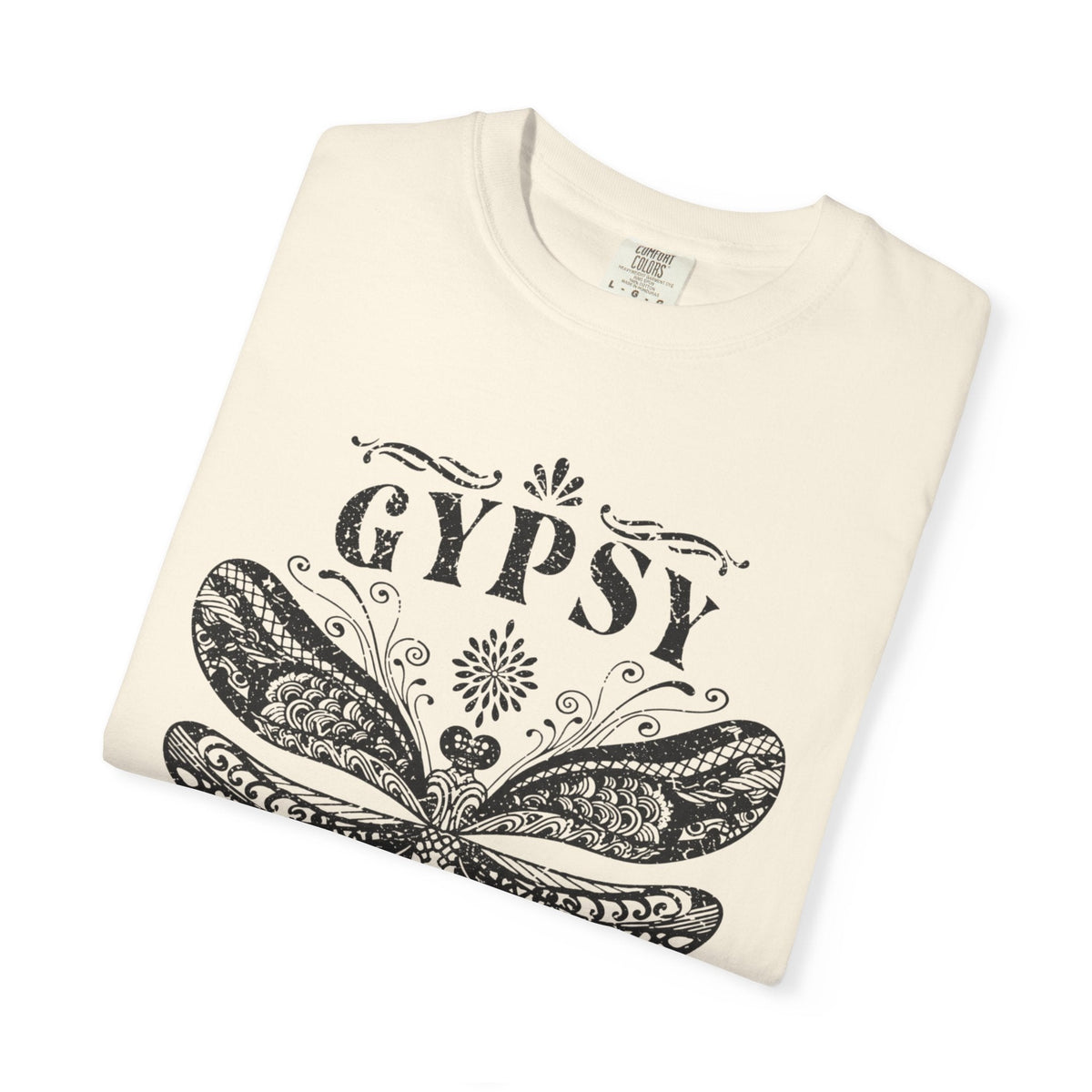Gypsy Soul Dragonfly Garment-Dyed Cotton Graphic Tee