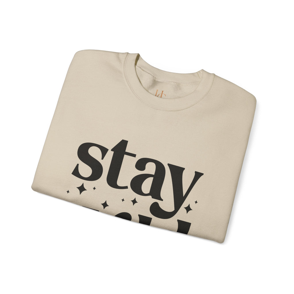 Stay Wild Graphic Unisex Crewneck Sweatshirt