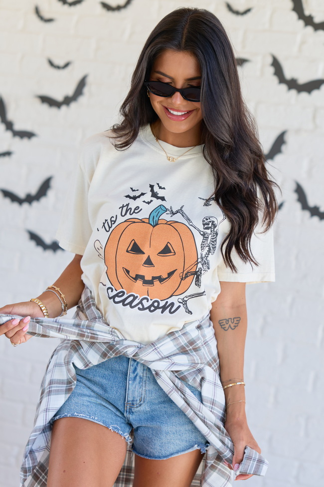 Tis the Season Halloween Ivory Graphic Tee
