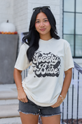 Spooky Babe Ivory Graphic Tee