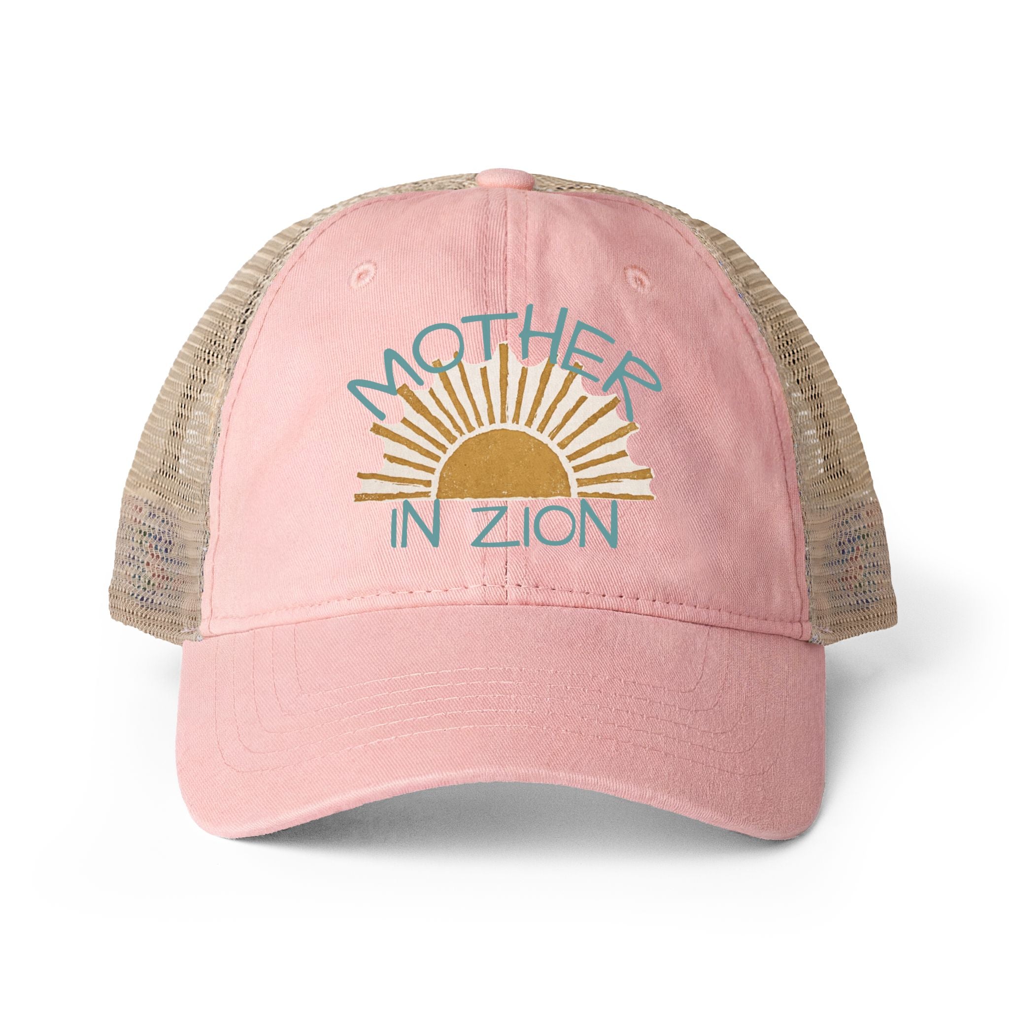 Mother in Zion Women's Washed Mesh-Back Cap