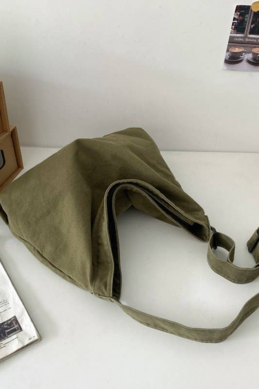 Canvas Crossbody Shoulder Bag