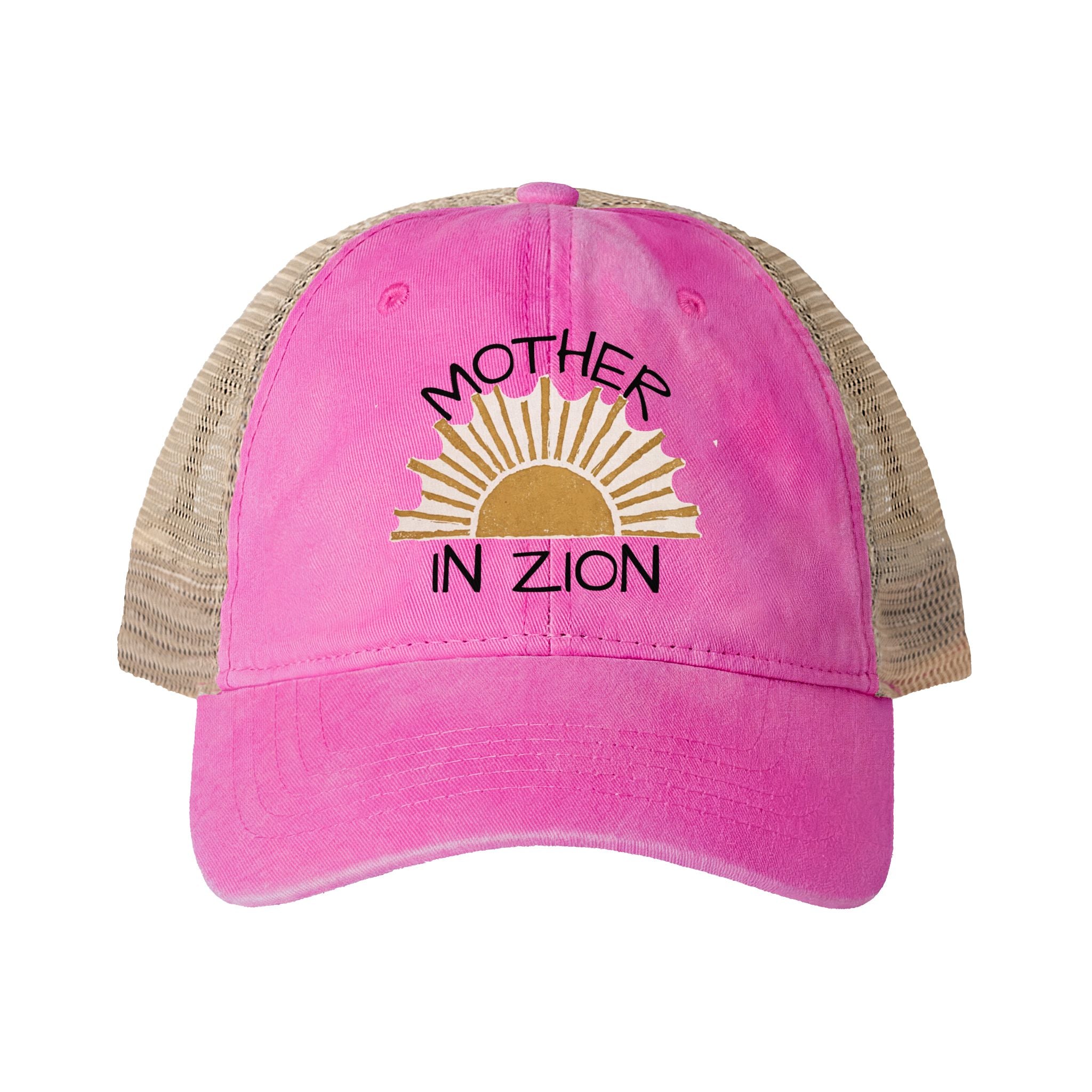 Mother in Zion Women's Washed Mesh-Back Cap