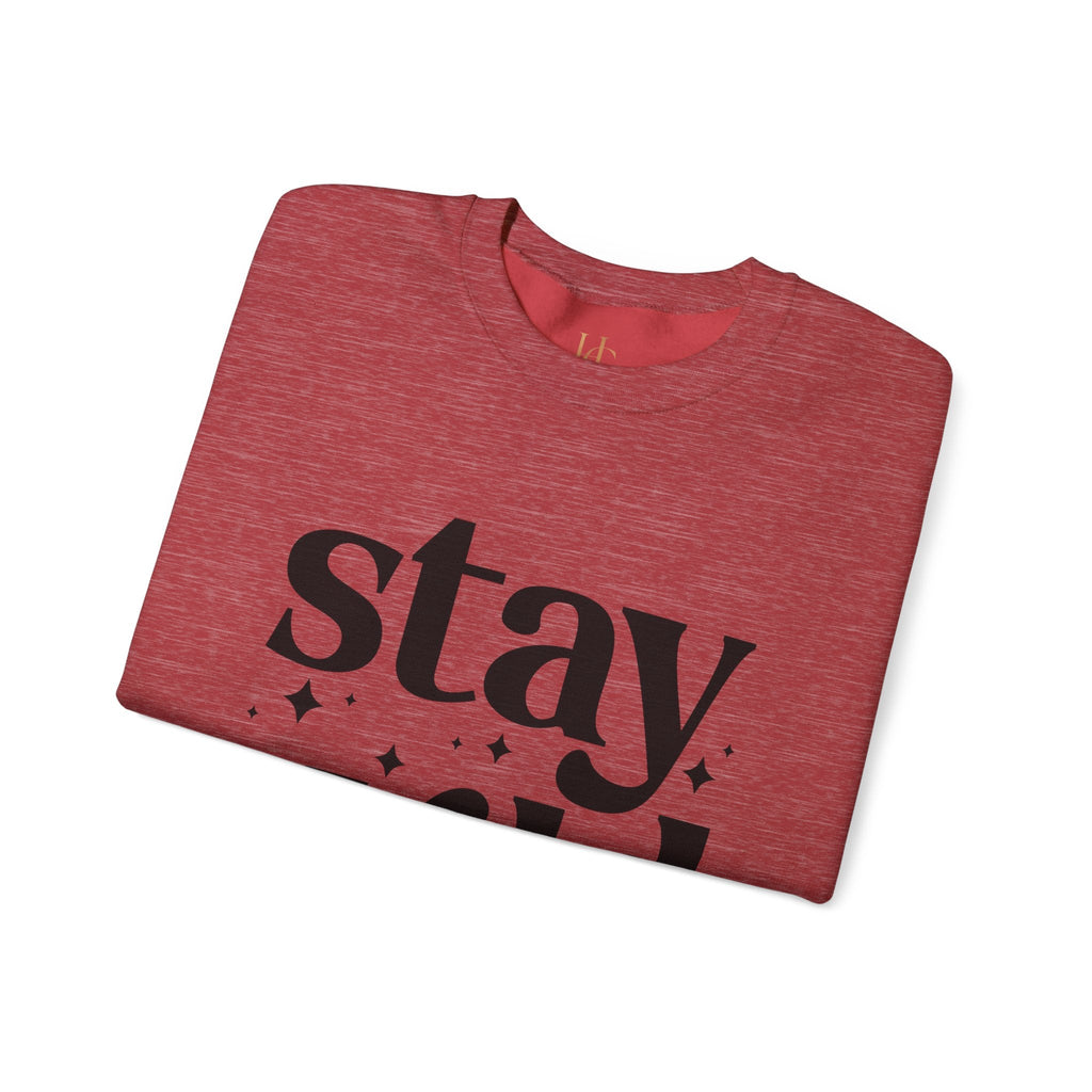 Stay Wild Graphic Unisex Crewneck Sweatshirt