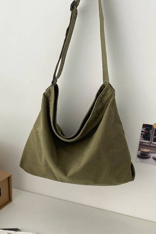 Canvas Crossbody Shoulder Bag