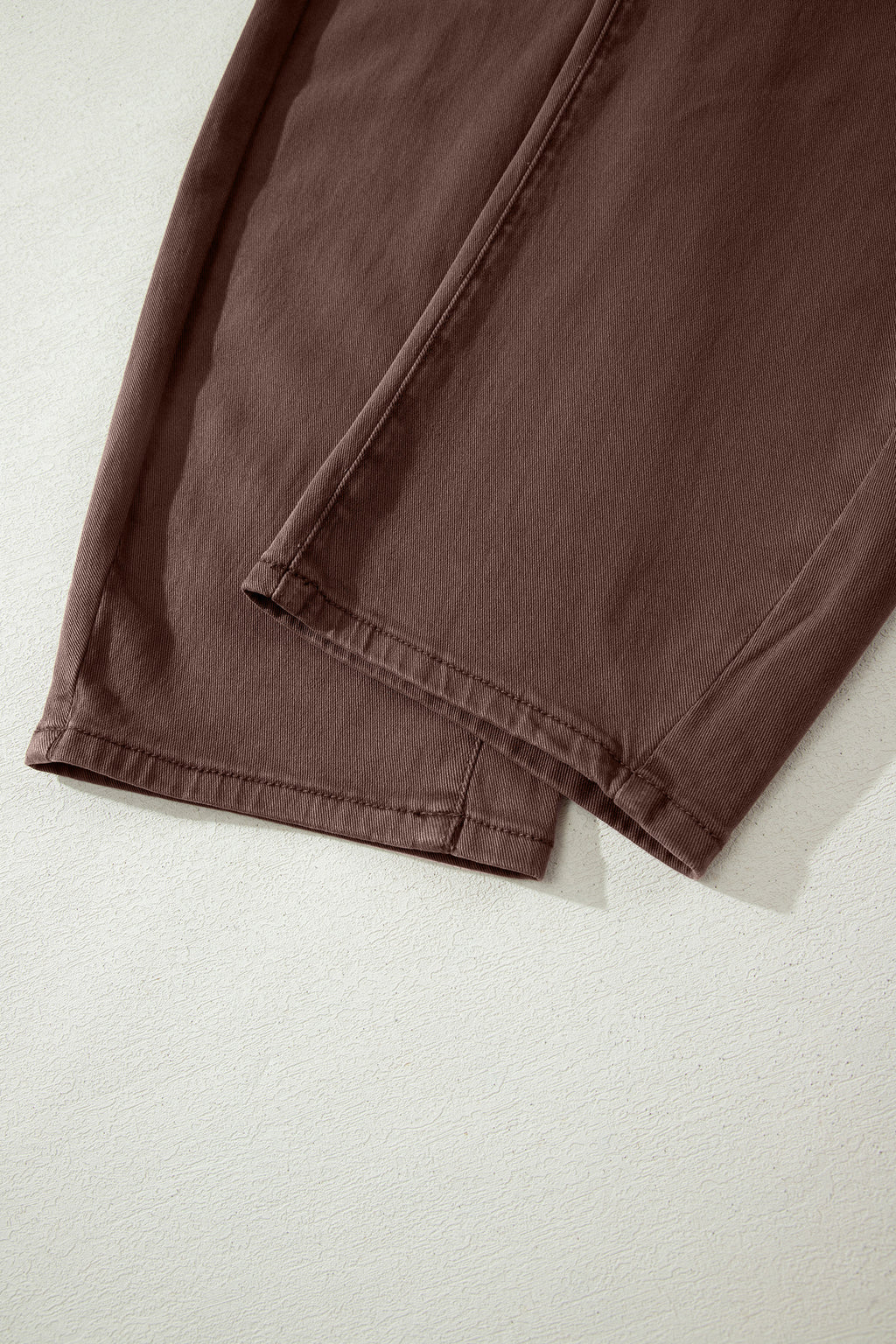 Mid-Rise Square-Pocket Ankle-Length Barrel Jeans