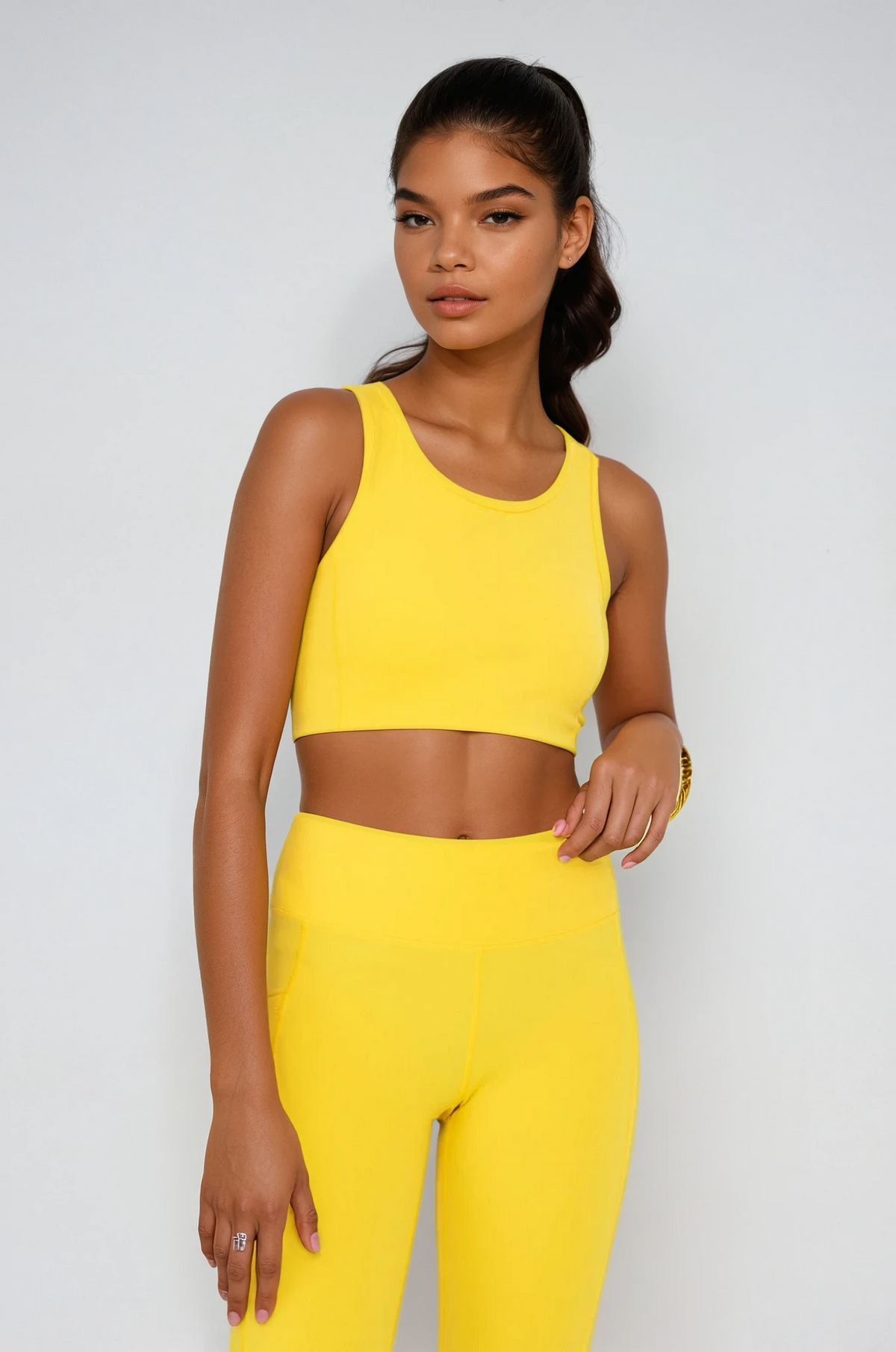 Power Flow Pocket Crop Leggings
