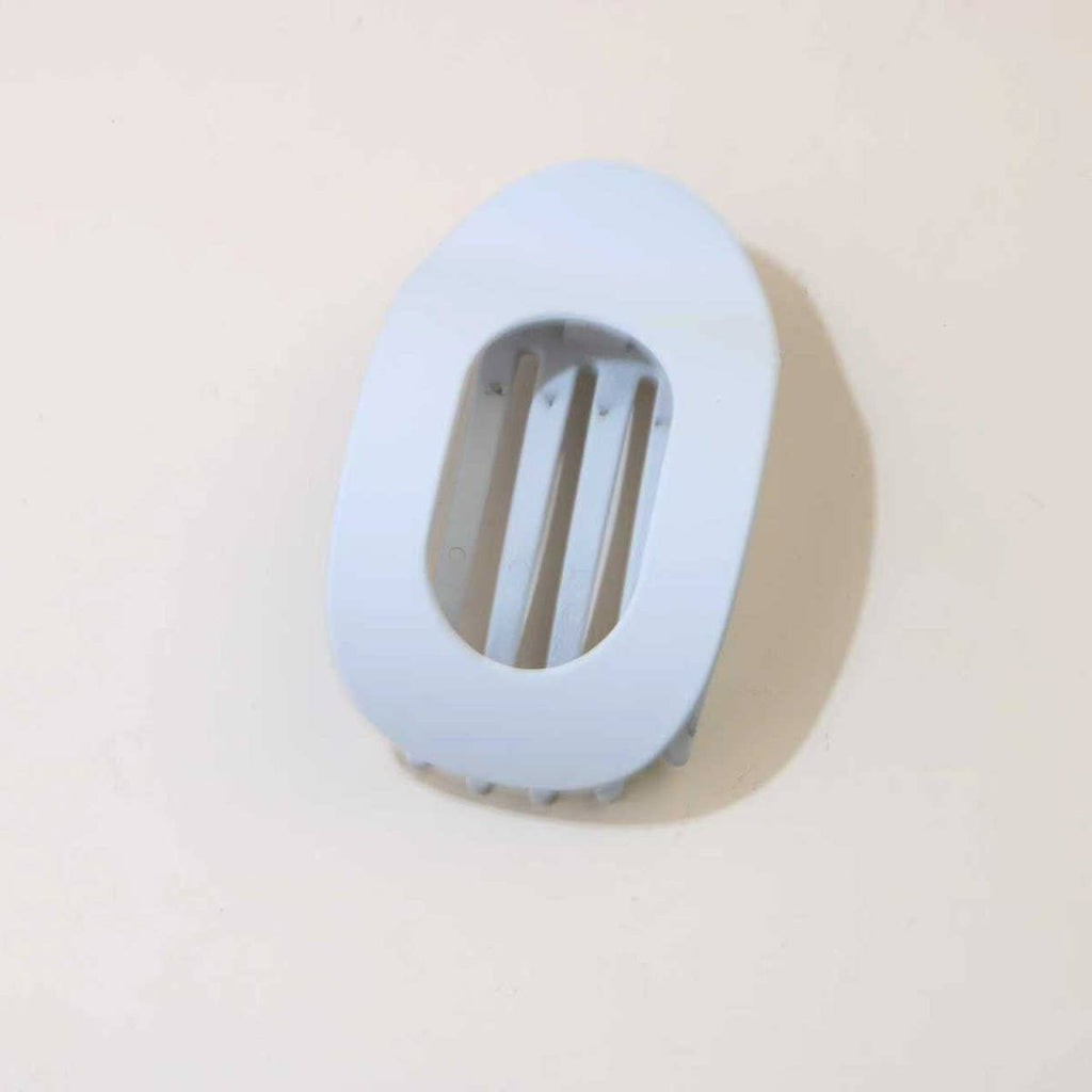 Oval Matte Hair Claw Clip — Strong Grip