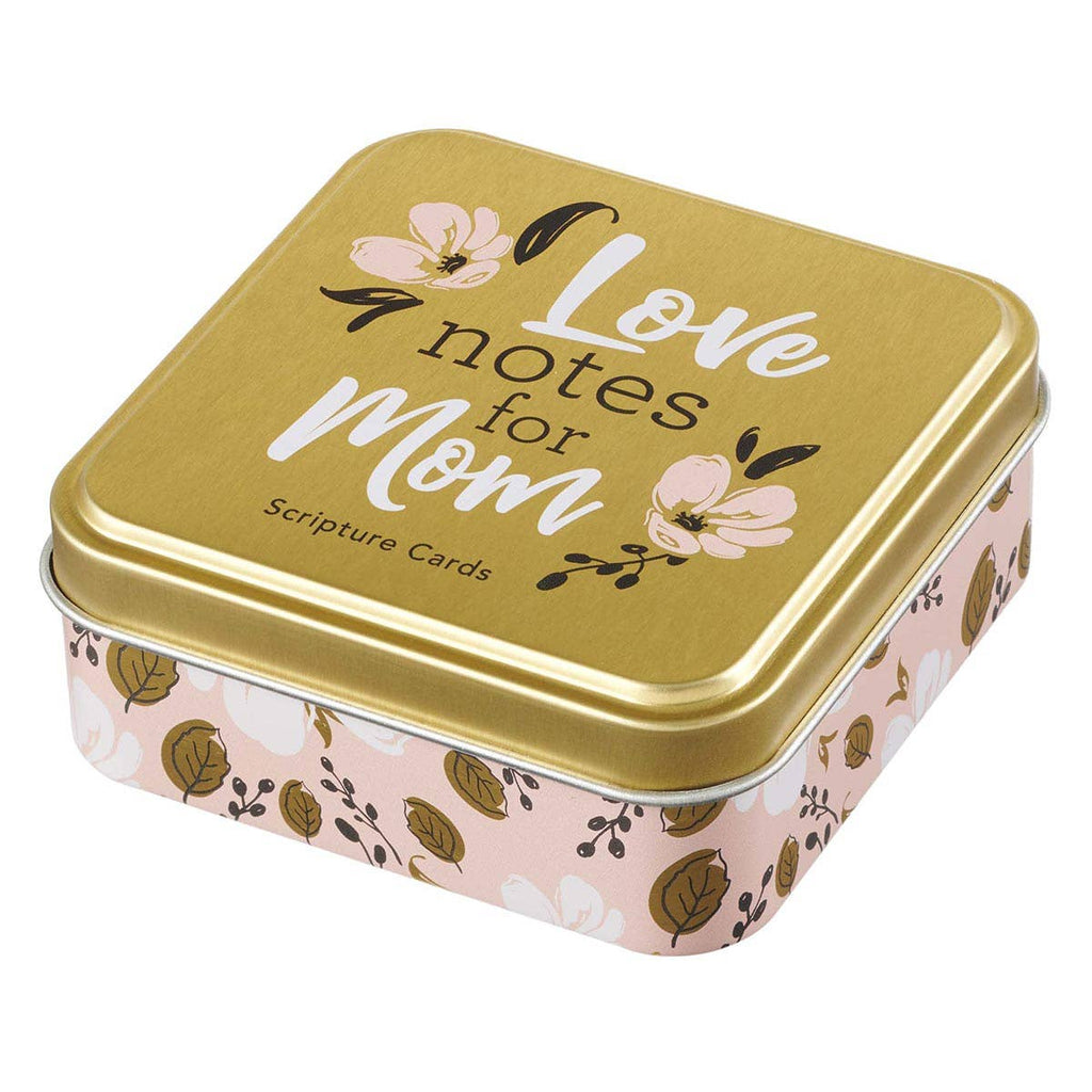 Love Notes for Mom Scripture Cards in Gift Tin — 50 Cards