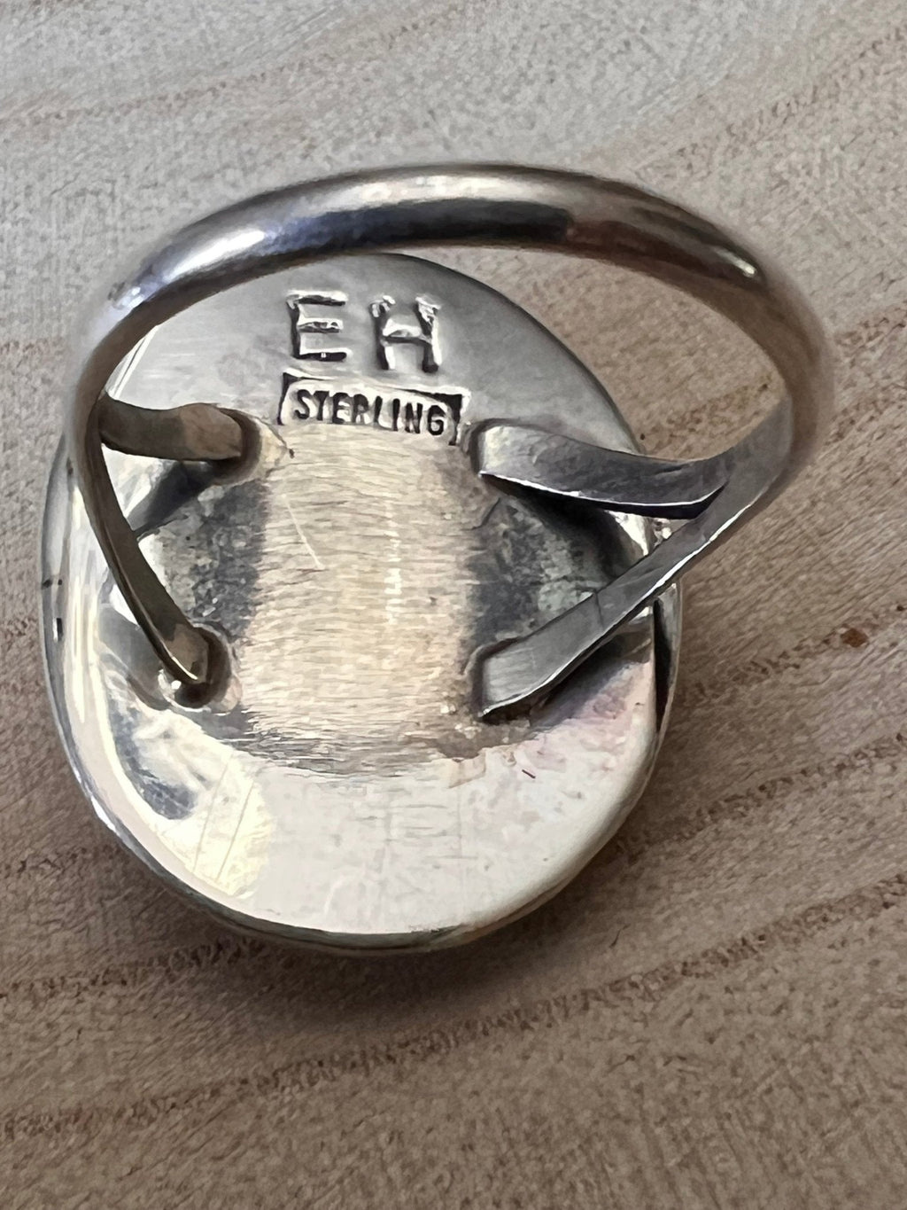Ernest Hawthorne Navajo Spiny Oyster & Sterling Silver Ring — Size 8