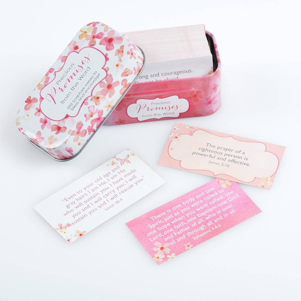 Precious Promises Scripture Cards in Gift Tin — 101 Cards