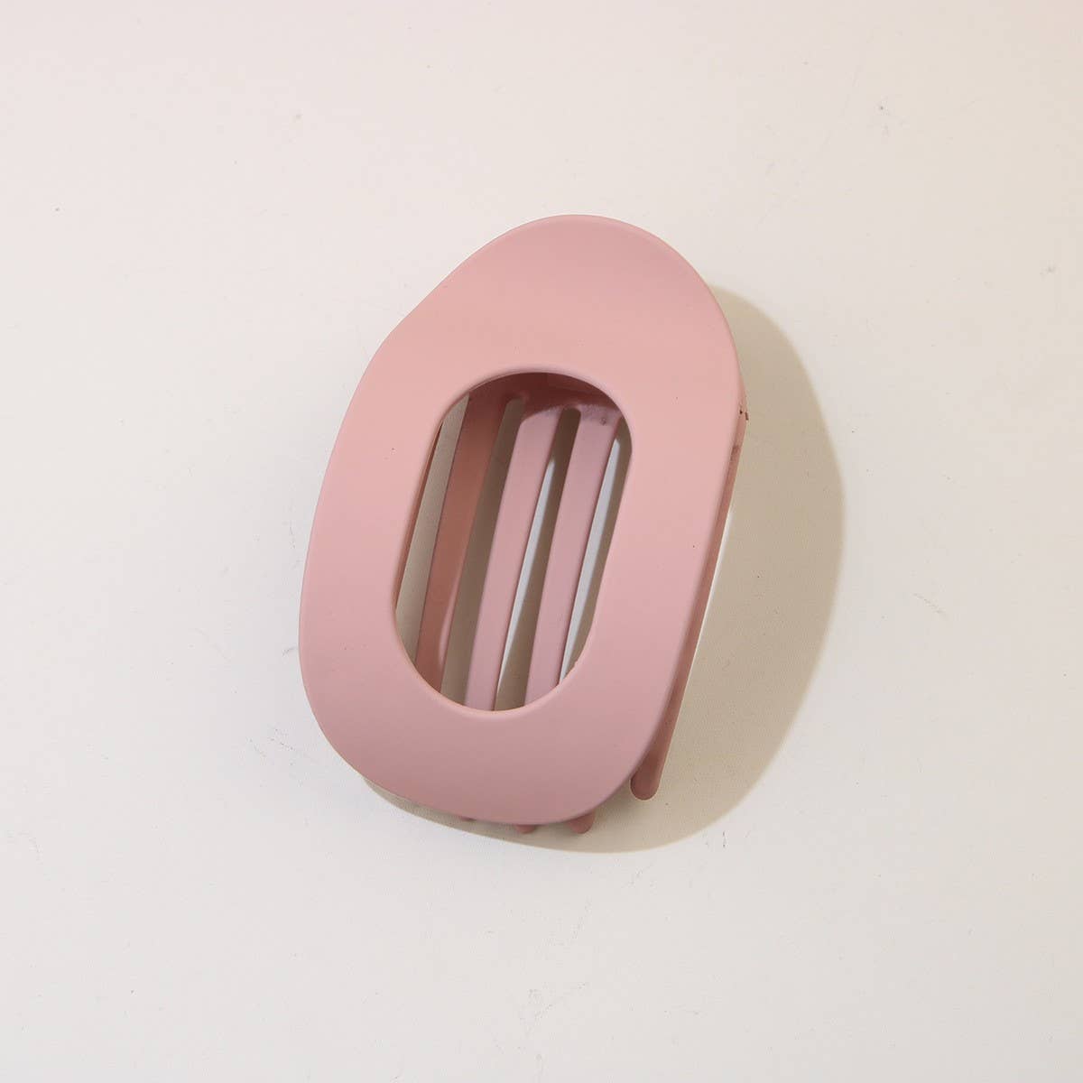 Oval Matte Hair Claw Clip — Strong Grip