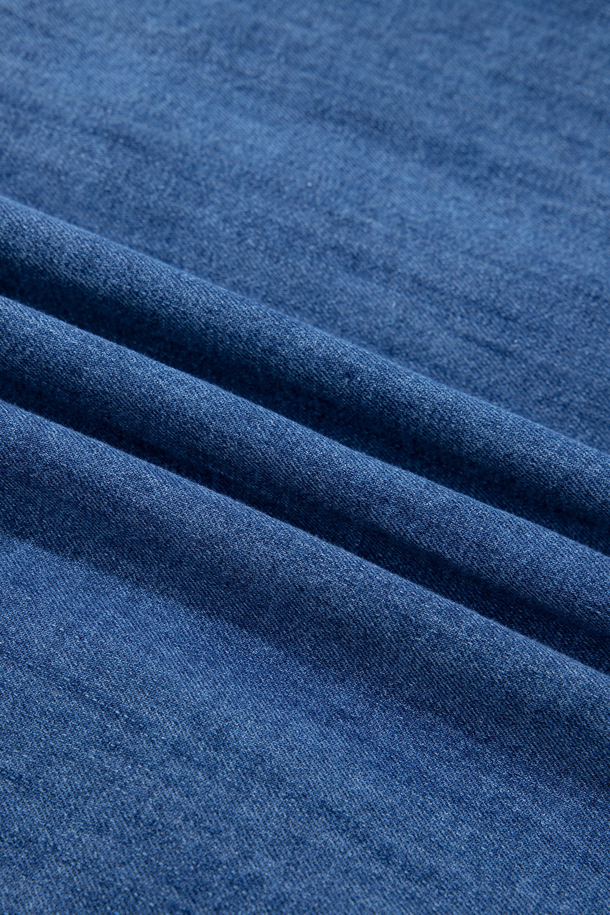 Sail Blue Western Pocket Denim Tunic Shirt