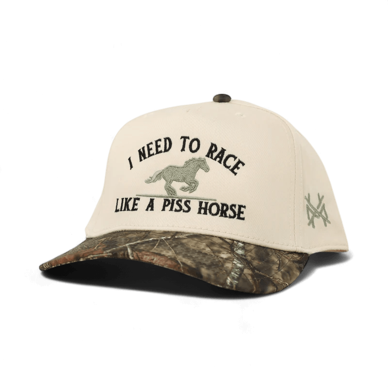 Race Like A Piss Horse Snapback Hat