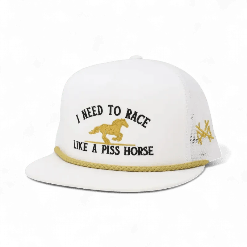 Race Like A Piss Horse Snapback Hat