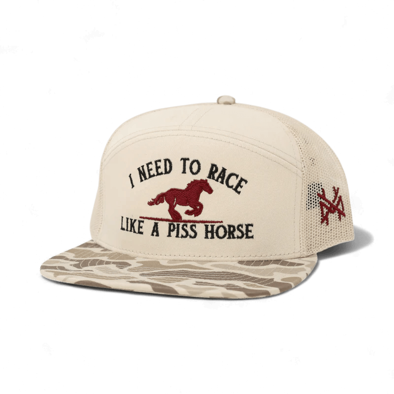 Race Like A Piss Horse Snapback Hat